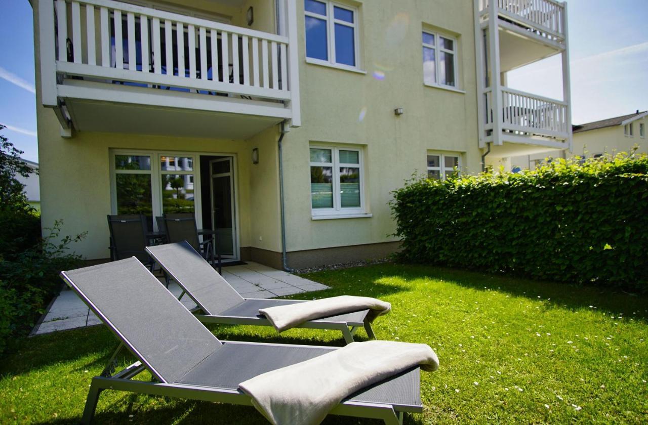 Terrasse, Gratis Nutzung Vom Ahoi Erlebnisbad Und Sauna In Sellin - Meeresblick Fewo 77 Goehren  Exteriér fotografie